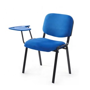 Comfortable School Furniture Classroom Training <strong>Study</strong> Student Chair With Desk Writing <strong>Pad</strong> - Product Image 2