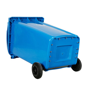 Contenedor de Basura para Remolque de 240L con Asa Extra Gruesa, Contenedor de Basura Cuadrado de Plástico al por Mayor, Contenedor de Basura para Saneamiento Exterior - Product Image 2