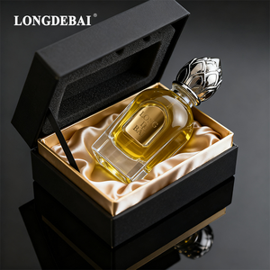 Botella de Perfume Vacía al por Mayor con Diseño Personalizado, Atomizador de 50ml, Tapa de Zamac, Botella de Vidrio con Logotipo y Caja Personalizados - Product Image 2
