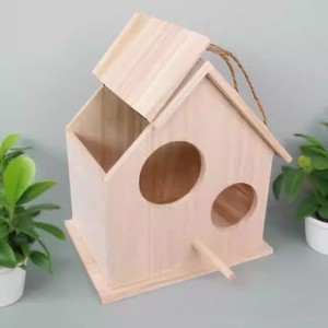 Factory Wholesale Wooden Bird Nests Parrot Breeding <b>Boxes</b> Bird Breeding Cages Wooden Bird Houses - Product Image 2