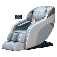 Fauteuil de massage Shiatsu JINGTOP à gravité zéro, massage complet du corps avec chauffage du dos et des jambes pour usage domestique