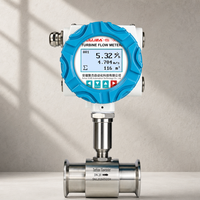 Débitmètre à turbine à sortie impulsionnelle haute précision en acier inoxydable 304 pour liquides (eau, diesel, huile) DN15-DN100, compatible OEM