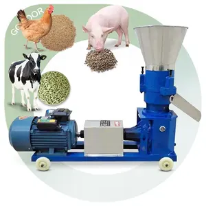 Peletizadora İşleme kanatlı hayvan yemi formülasyon Poltry otomatik makine değirmen domuz için gıda yapar