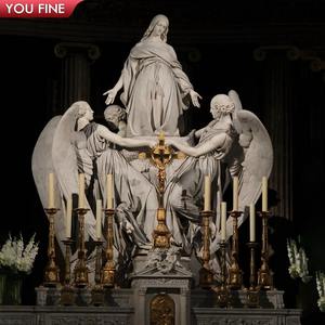 Estatua de mármol personalizable de la Iglesia de la Magdalena, estatua de mármol de Santa María de Rapture, Charles Marochetti - Product Image 1