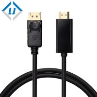 Câble DisplayPort 2M 8K 4K 60HZ plaqué or 24K PVC + cuivre pur