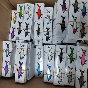 Drapeau national, requin de dessin animé, personnalisé, écologique, PVC, auto-adhésif, vernis UV, impression numérique, décoration en cristal - Product Image 3