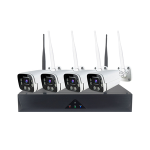 Système de caméra de sécurité pour maison intelligente Tuya 4CH 3MP Caméra IP <span class=keywords><strong>sans</strong></span> <span class=keywords><strong>fil</strong></span> avec détection de mouvement WiFi 6 Kit de <span class=keywords><strong>surveillance</strong></span> NVR - Product Image 1