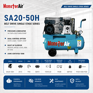 <span class=keywords><strong>Compresseur</strong></span> d'air industriel <span class=keywords><strong>vertical</strong></span> portable à entraînement par courroie 2,2 kW 3 CV 150 L - Product Image 4