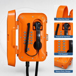 Terminal de communication d'urgence pour l'industrie pétrochimique, les mines de charbon et les raffineries, <span class=keywords><strong>téléphone</strong></span> antidéflagrant IP67 SIP - Product Image 1