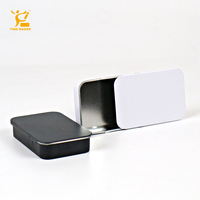 Tin smaker Großhandel Custom Logo 50ml Schiebe dose Box Oem & Odm Lebensmittel qualität Solid Parfüm Metall dose Fall Mit Schiebe deckel Behälter