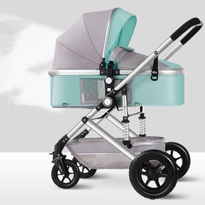 Carrozzina passeggino pieghevole 3-in-1 di lusso con passeggino a passeggino alto paesaggio leggero sistema di viaggio per <span class=keywords><strong>auto</strong></span> carrozzine - Product Image 3