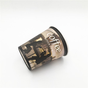 Tasses à café en papier avec Logo imprimé personnalisé, conservation des boissons chaudes, 8oz 12oz 14oz 16oz 22oz, 100 pièces - Product Image 4