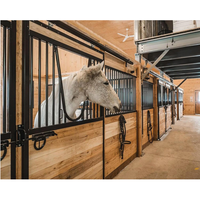 Produits utilitaires de qualité supérieure pour chevaux Abris pour équidés à installation rapide Boîtes de décrochage transportables durables à cadre en fer pour fermes Nouveau