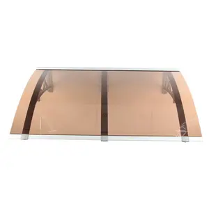 Toldo de policarbonato para puerta, dosel para ventana de bricolaje, dosel para lluvia, cobertizo para el sol