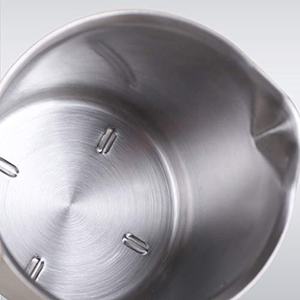 2000 mL बड़ी क्षमता रसोई स्टेनलेस स्टील मापने Cupwide मुंह चांदी टोन ग्रिफिन शैली बीकर स्नातक की उपाधि - Product Image 5