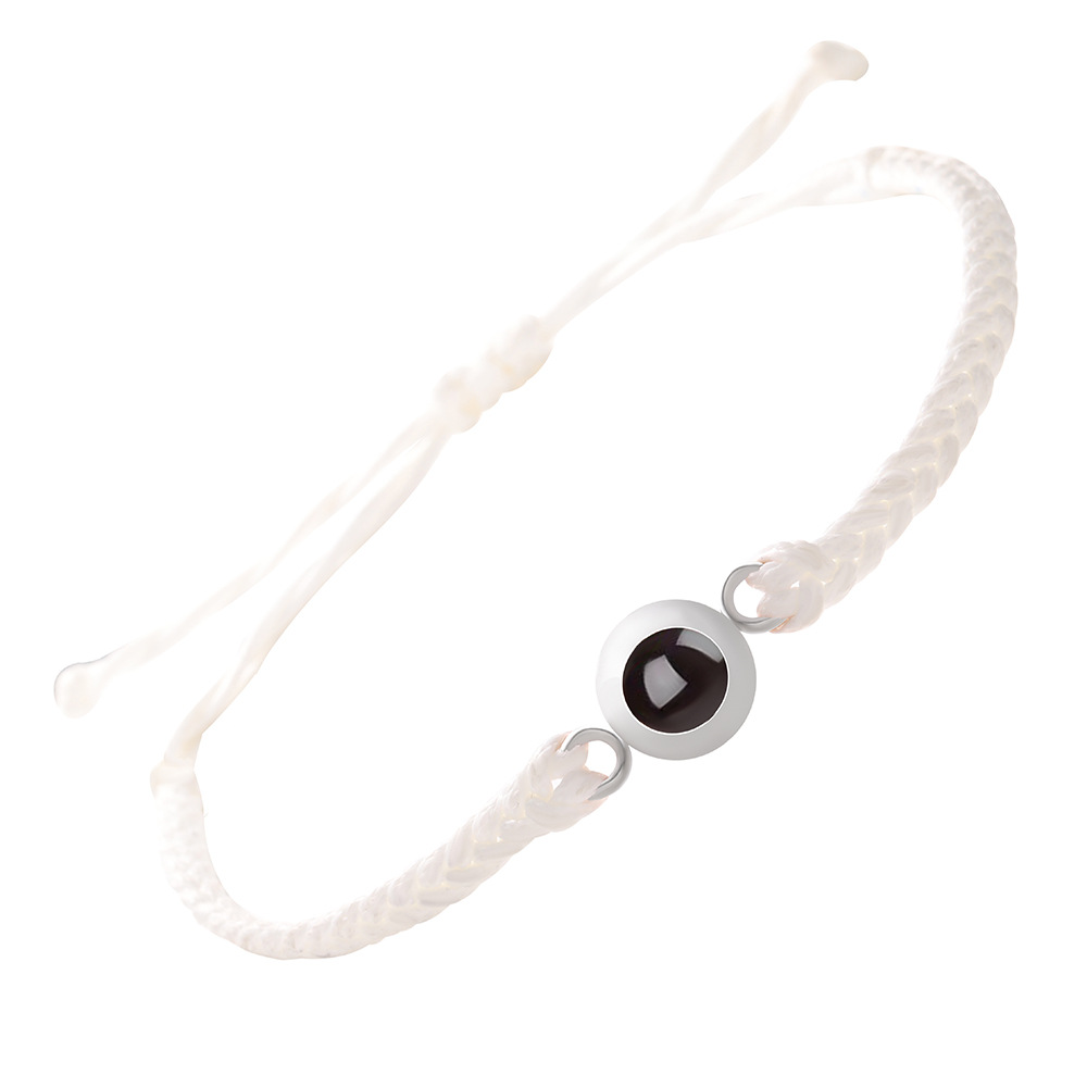 White rope + silver