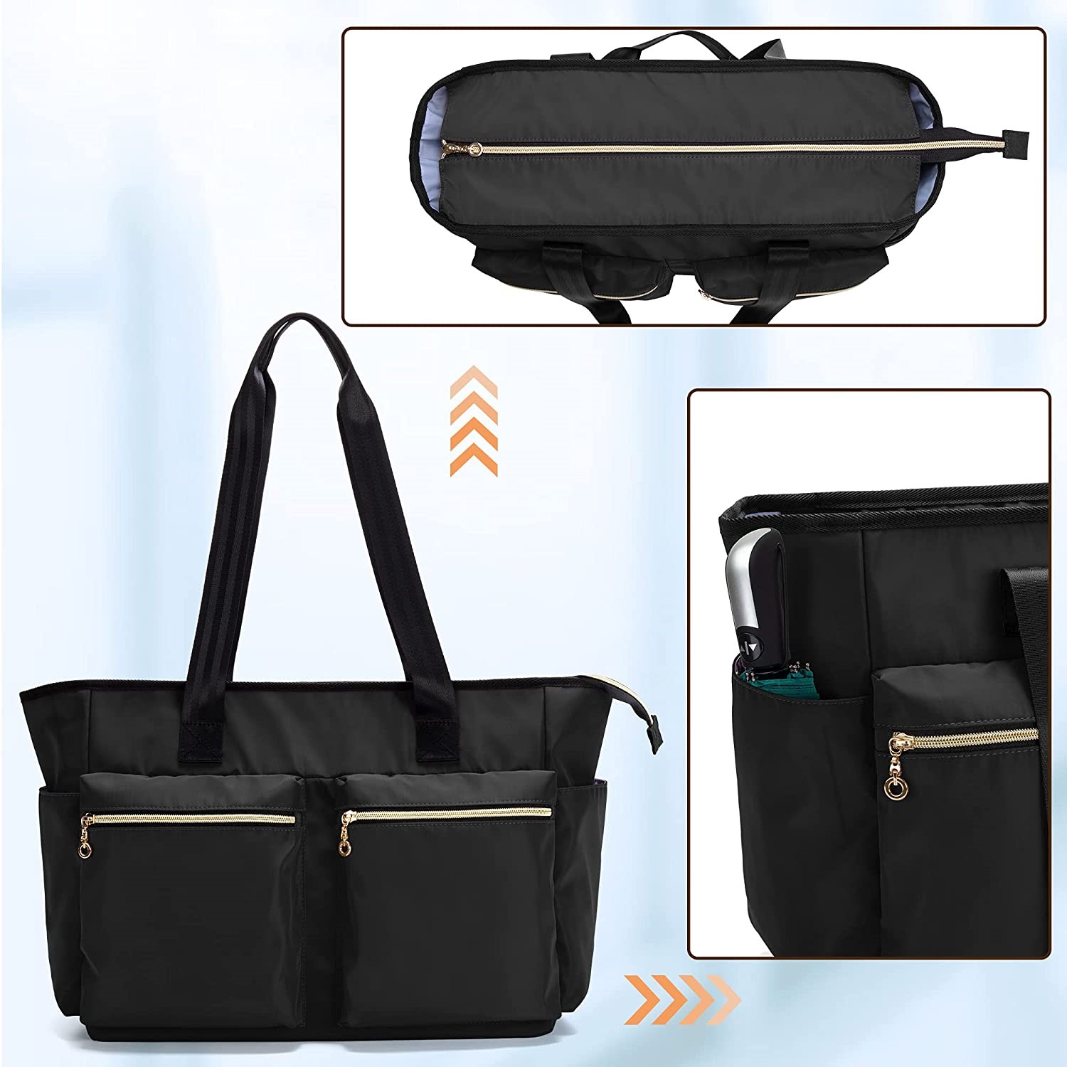 FREE SAMPLE Nurse Bag for Work Supplies, Medical Bags with Laptop Sleeve for Home Care Nurse, Medical Students and More