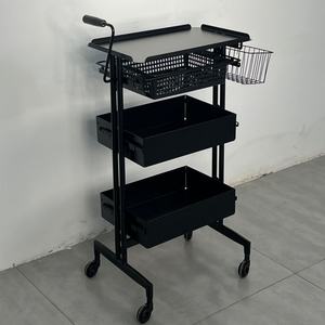 New Metal Hairdressing Salon <b>Trolley</b> Multifunctional Storage for Barbershops and <b>Beauty</b> Services for Spa Salon Perming Dyeing - Product Image 6