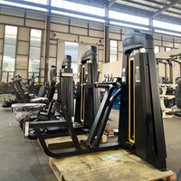Máquina de remo sentado con carga de pin para gimnasio comercial, entrenamiento de espalda, para centro de fitness