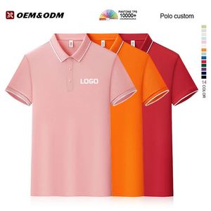 เสื้อโปโลผู้ชายขายส่ง ระบายอากาศได้ดี แขนสั้น สวมใส่สบาย เหมาะสำหรับเล่นกีฬากอล์ฟ สามารถสกรีนโลโก้ได้ เสื้อโปโลผู้ชายสำหรับฤดูร้อน - Product Image 1