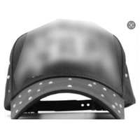 Casquettes de baseball de luxe en gros avec broderie 3D en relief, logo personnalisé, style streetwear hip-hop à 5 panneaux, Gorra