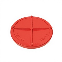 Plaque de couverture de tuyau d'incendie en fonte ductile, bouchon, forme de tête hexagonale, bonne étanchéité, anti-corrosion, durable, raccord femelle, modèle 05