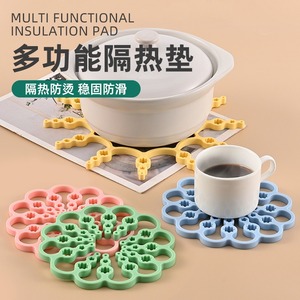 批发多功能隔热垫强厚耐热家用硅胶防滑杯垫 - Product Image 2