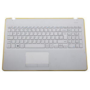 Teclado brasileño para portátil Samsung NP300E5K 300E5K con cubierta blanca para reposamanos, piezas de ordenador - Product Image 1