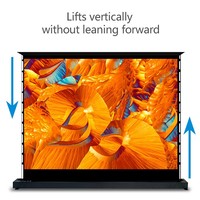 Personnalisation de la télécommande de levage automatique 72-150 "Floor Rising Screen Projector Electric