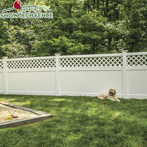 Белая и деревянная цветная виниловая пластиковая ПВХ решетка цена решетка садовые ограждения панели с решеткой - Product Image 1