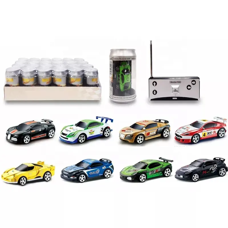 2010B Mini RC 1:58 Maßstab 4CH Pocket Tragbare Miniatur dosen Pack Wireless Radio Control Rennwagen