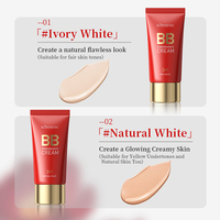 Krim BB 30g KORMESIC OEM disetujui Bpom krim Foundation Concealer pelembab warna delima alami krim BB