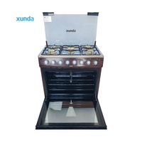 Cuisinière à gaz Xunda, nouveau modèle, cinq brûleurs, 30 pouces, 5 feux, électrique et à gaz, avec four à gaz intégré pour usage domestique