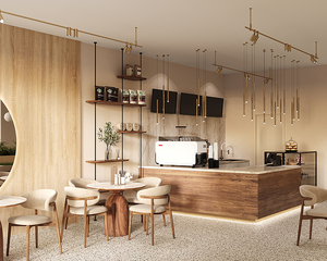 Tùy Chỉnh Hiện Đại Sồi Thương Mại Rắn Gỗ Thân Thiện Với Môi Bền Nhà Hàng Đồ Nội Thất Quán Cà Phê Gian Hàng Chỗ Ngồi Bàn Ăn Ghế Bộ - Product Image 6