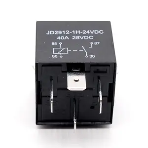 JD2912-1H-24VDC 40A 28VDC 4 Pin relè elettrico automobilistico 24v per camion