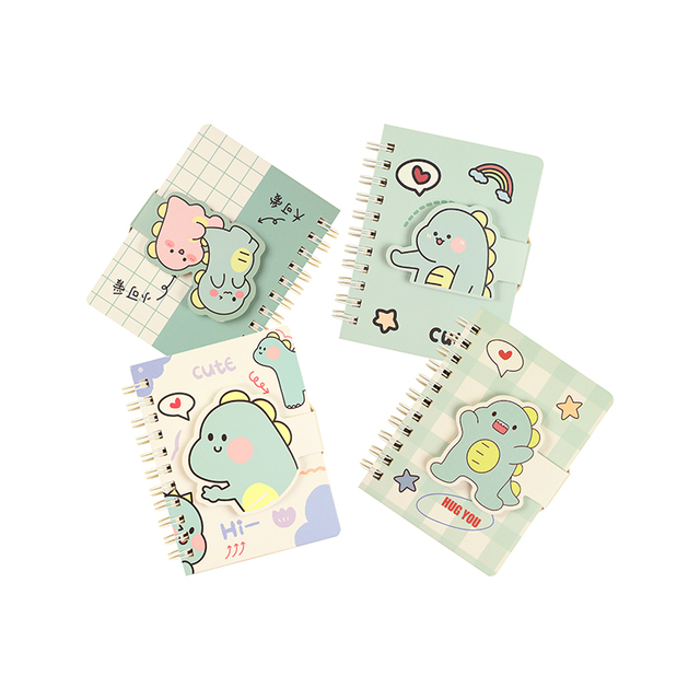 Memo Pad 80 Sheets Mini Note Book Cute Diary Journal A7 Spiral Binding Notebooks Journal Planner for School