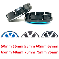 76mm 70mm 65mm 60mm 56mm 55mm Radnabenkappen für Volkswagen VW Golf Passat Jetta Beetle CC Bora Polo Tiguan Emblem