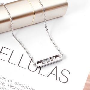 Collares para Mujer, Oro, Diamantes, Acero Inoxidable, Joyería, Tipo Charms y Colgantes - Product Image 6