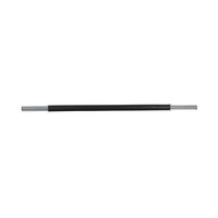 Barres croisées de levage de puissance barres d'haltérophilie en acier à haute teneur en alliage 20 KG zinc chromé dur noir