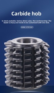 Fresas de Precisão em Material de Carboneto, Cortador de Engrenagem de Alta Eficiência, Precisão DIN-AA, Compatível com CNC, Ampla Gama de Módulos - Product Image 4