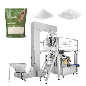 Fully automatic weighing 500g 1kg premade pouch doypack pepper sea salt sugar packing machine