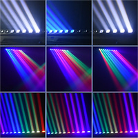 Projecteur mural RZ Swing Dot Beam 10x15W LED RGBW à tête mobile, barre lumineuse DMX pour mariages, fêtes, KTV, clubs, bars, DJ, discothèques