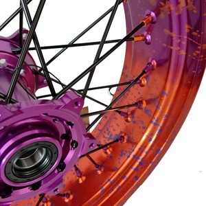 Juego de Ruedas Supermoto de Alto Rendimiento de 17 Pulgadas para Motocicleta Todoterreno, Repuestos de Mejora para Llantas de <span class=keywords><strong>Supermotard</strong></span> - Product Image 3