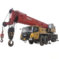 Grúa Móvil Usada de 60 Toneladas QY60KC, Pluma de Cinco Secciones, Altura de Elevación de 5000m, Motor Scania para Cilindro Hidráulico, Fabricada en China para Exportación