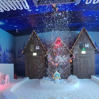 Nieve Artificial para Todo el Año, Efecto de Nieve Real, Ligera y Esponjosa, Fácil de Usar, Grado Comercial, para Zonas Turísticas, Centros de Esquí Cubiertos, Fábrica