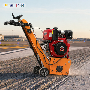 Machine à scarifier le béton professionnelle de 300 mm, machine à fraiser le sol à <span class=keywords><strong>essence</strong></span> Honda GX390 pour l'élimination des marquages routiers - Product Image 1