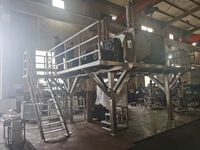 Ligne de production de mélangeurs intégrés personnalisés, système de traitement complet, de l'alimentation au mélange et à l'emballage