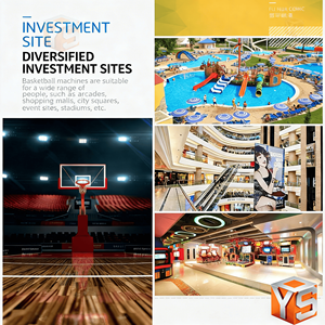 เครื่องเล่นบาสเก็ตบอลอาร์เคด ZDYS แบบแคปซูล ของเล่นหยอดเหรียญ MOQ ต่ำ - Product Image 5