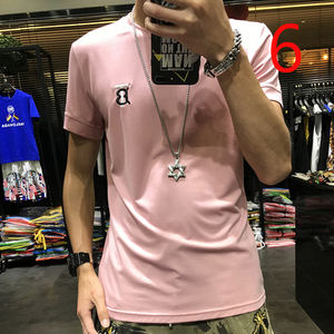 Summer 8630 T-shirt à manches courtes pour hommes <span class=keywords><strong>2022</strong></span> Nouvelle version coréenne de la <span class=keywords><strong>tendance</strong></span> <span class=keywords><strong>Chemise</strong></span> à manches courtes - Product Image 6