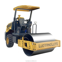 Rouleau compresseur vibrant à tambour unique diesel de 4 tonnes YSW204A avec moteur Changchai, faible coût d'entretien pour le sol, le gravier et l'asphalte